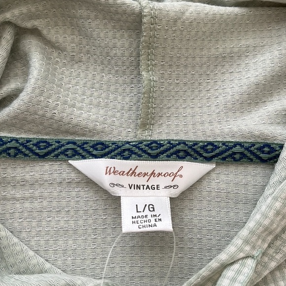 NWT Weatherproof Vintage Gingham Hoodie Size:L - Picture 11 of 13